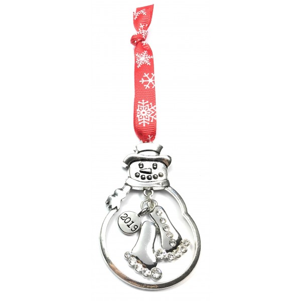It's A Surprise Baby's First Christmas 2019 Ornament Keepsake Charm with Gift Card 